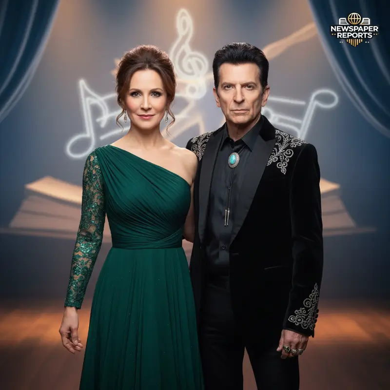 Sheryl Cooper and Alice Cooper in an editorial style image reflecting music and performing arts