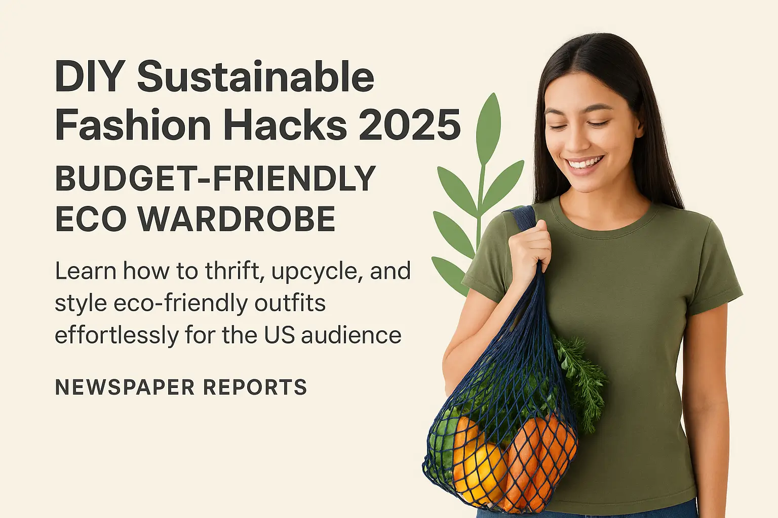 DIY Sustainable Fashion Hacks 2025 - Budget-Friendly Eco Wardrobe