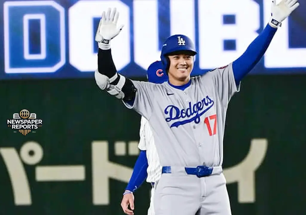 Shohei Ohtani batting with the Los Angeles Angels uniform during his MVP season